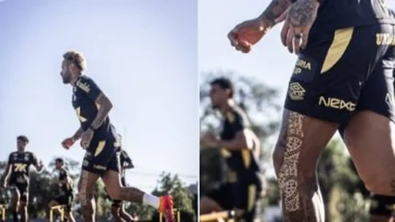 نيمار يشارك في مران سانتوس رغم مخاطر إصابة الركبة تحضيرًا لكأس العالم